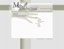 Tablet Screenshot of mcproduction.cz
